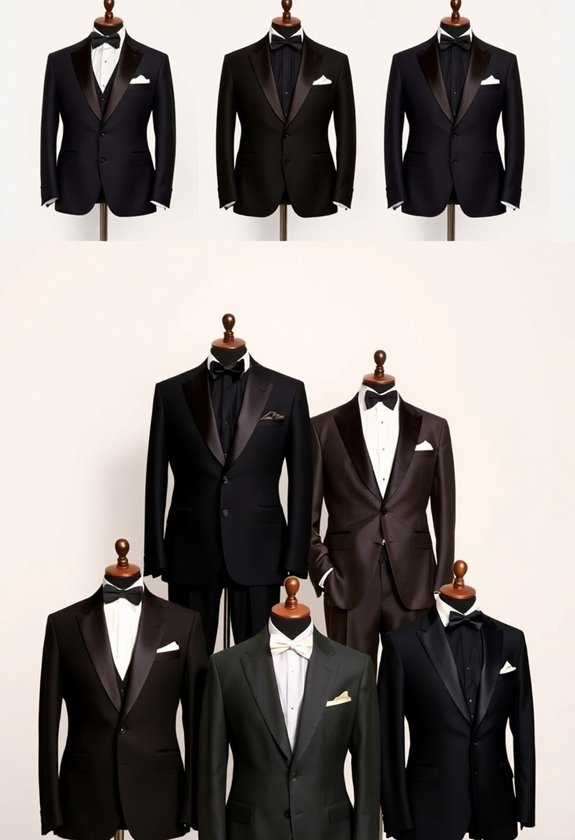 contemporary tuxedo options available