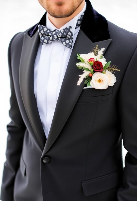 contemporary winter wedding styles