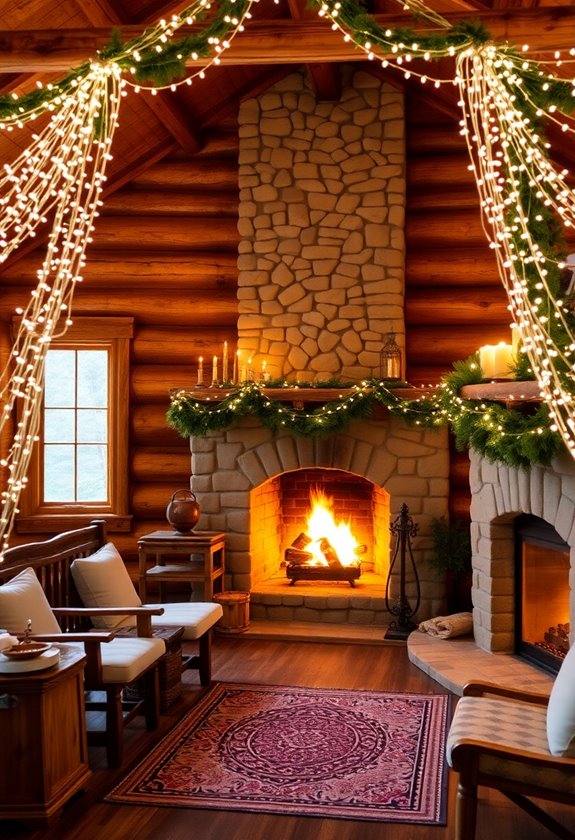 cozy cabin wedding d cor