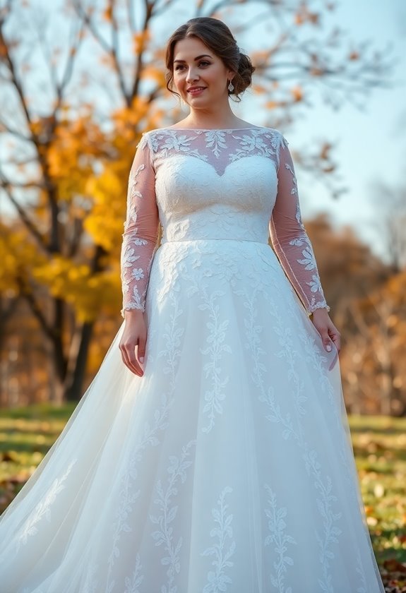 cozy elegant wedding dresses