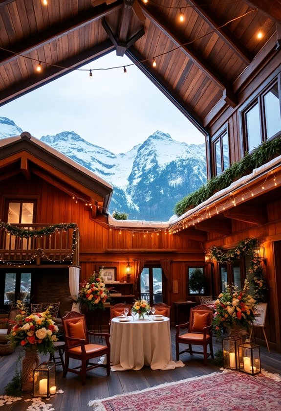 cozy lodge wedding adventure