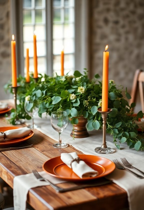 cozy rustic earth tones