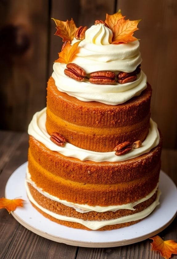 cozy spiced pumpkin cake