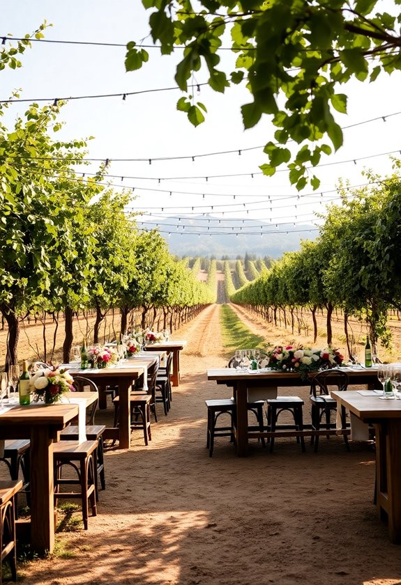 cozy vineyard wedding celebrations