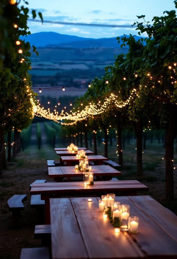 cozy vineyard wedding venue