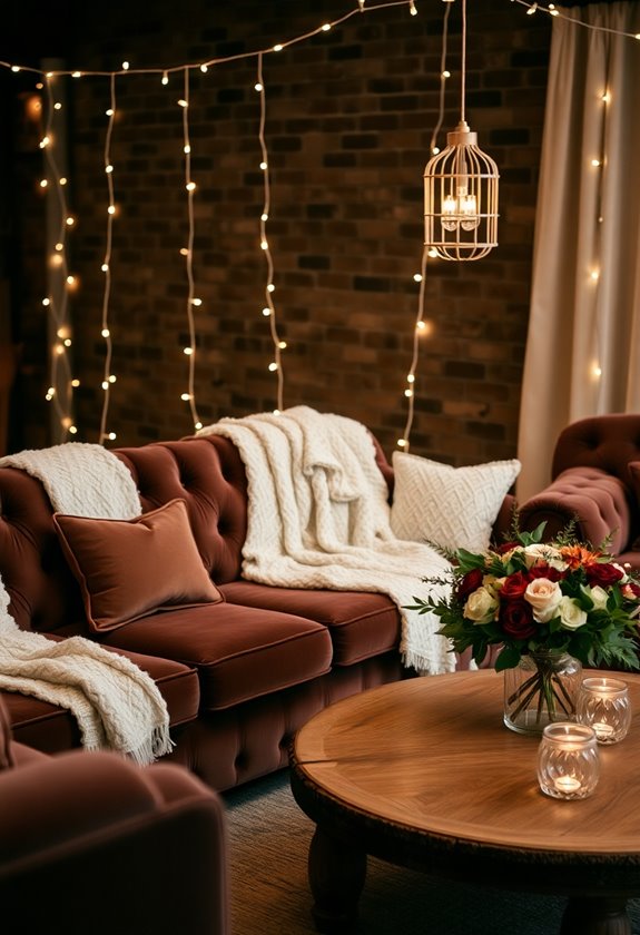 cozy wedding seating arrangements