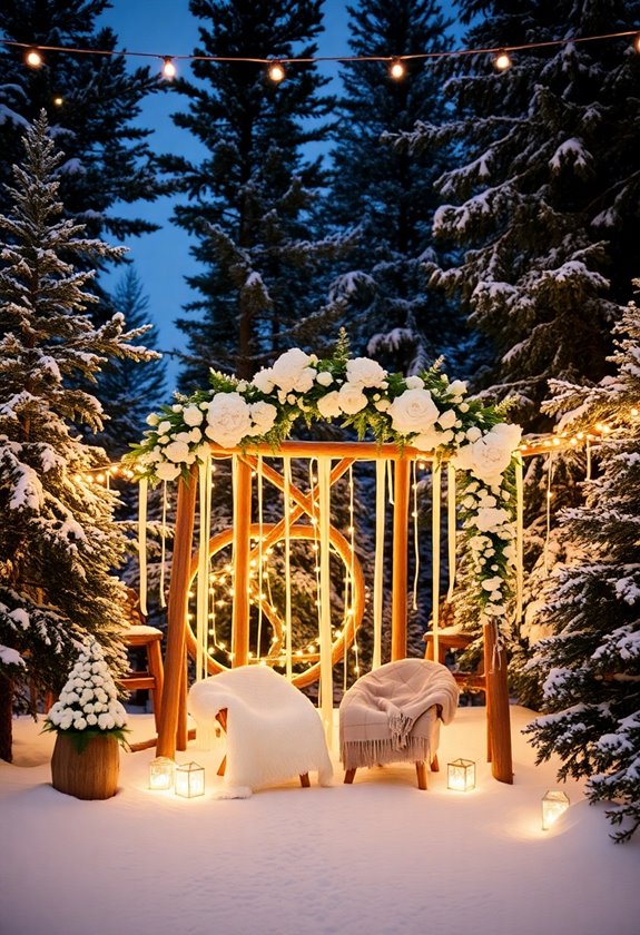 cozy winter wedding magic