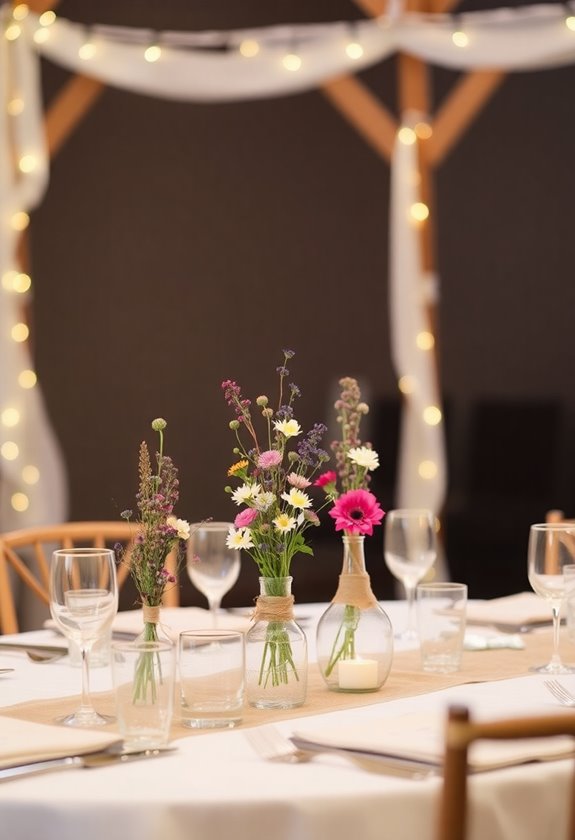 creative diy wedding decor
