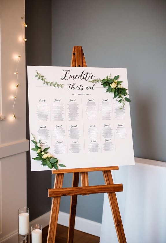 creative holiday seating charts