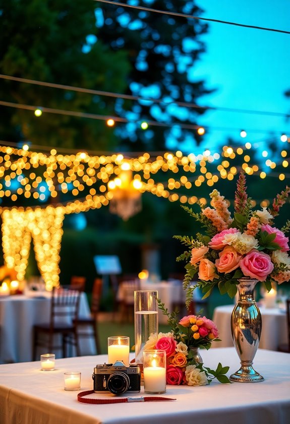 creative wedding reception videography