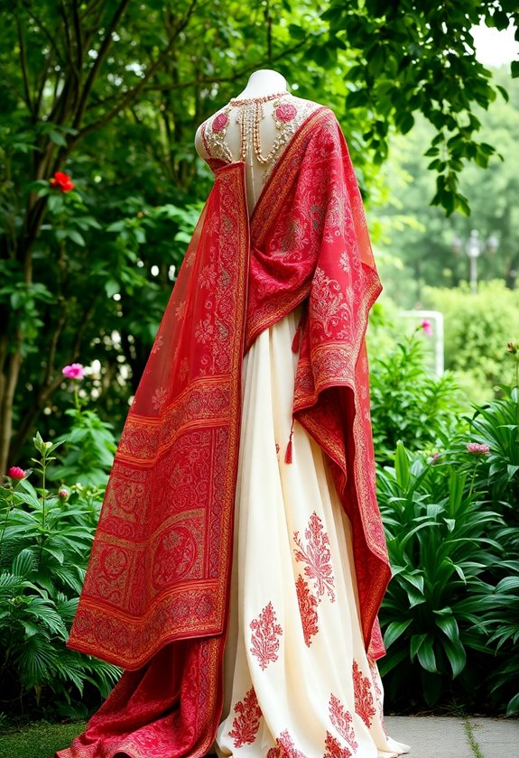 cultural heritage in wedding dress