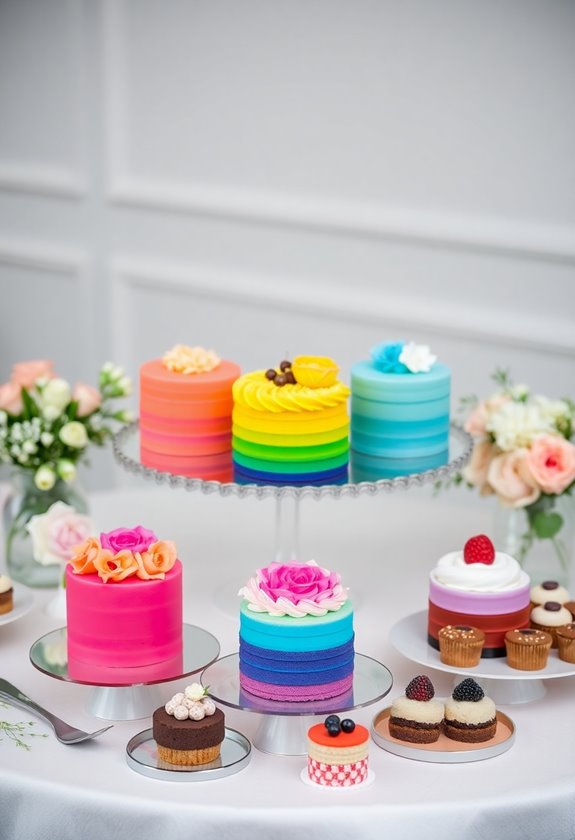 custom mini cakes joyfully celebrate