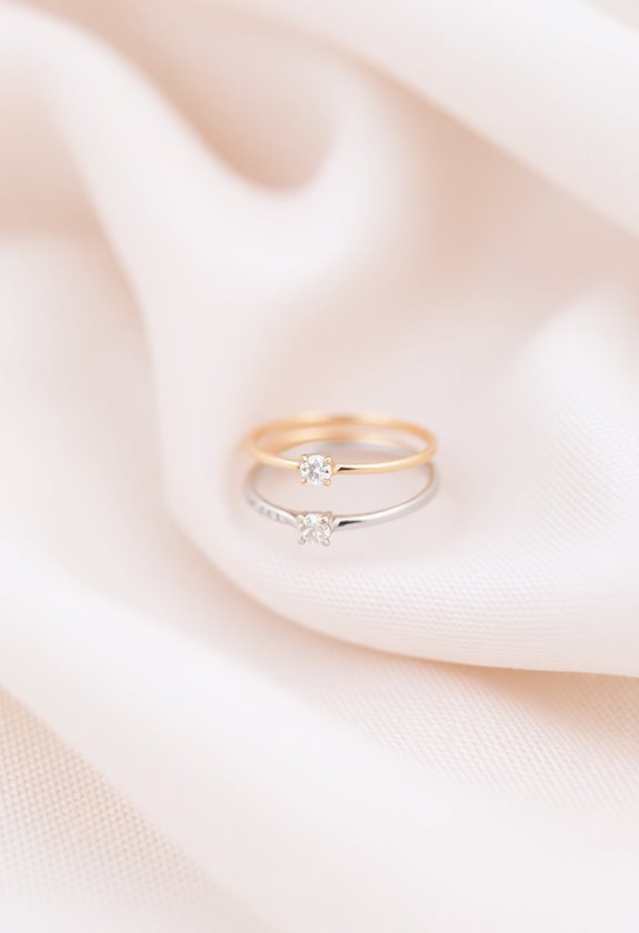 customizable minimalist stackable rings