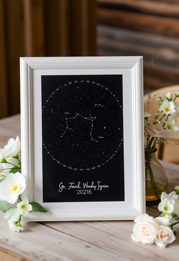 customized star map gift