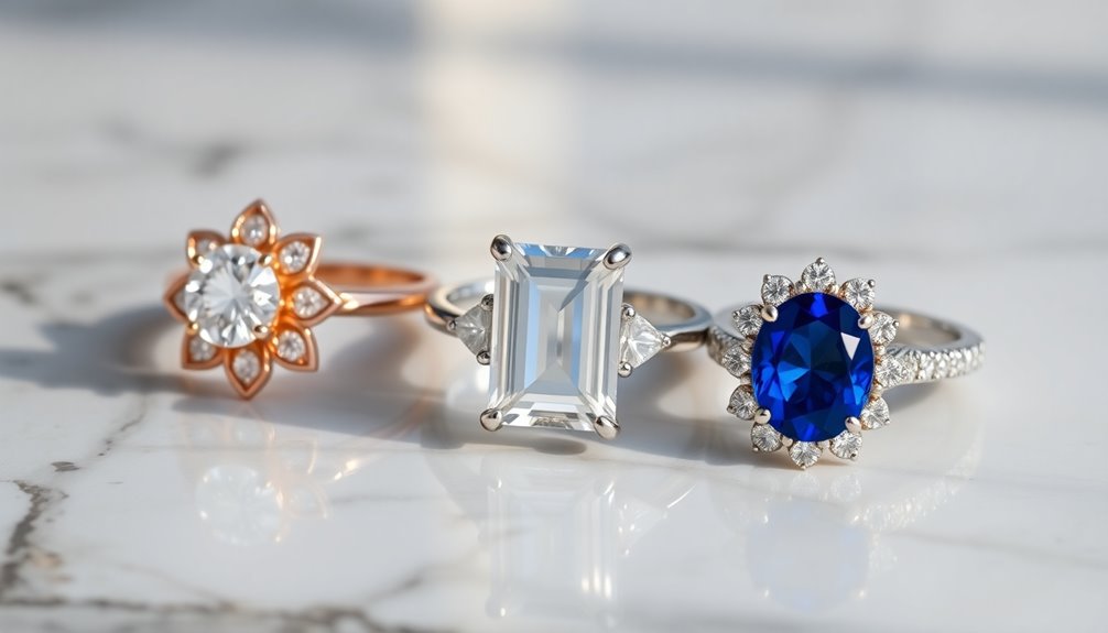 dazzling engagement ring choices