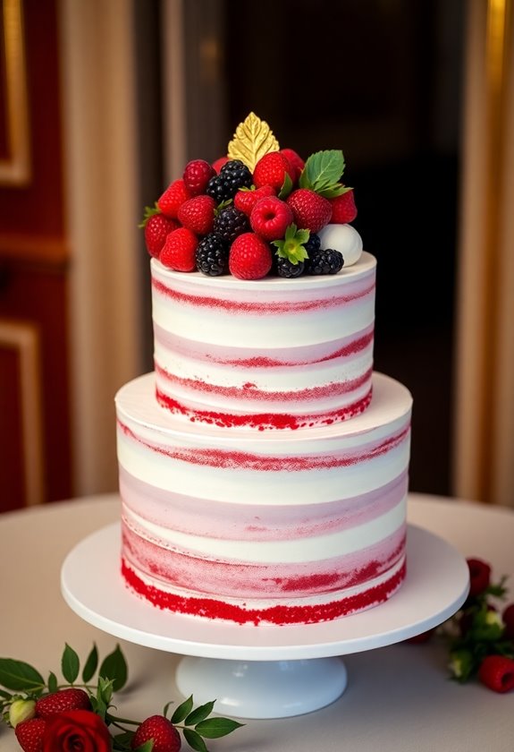 decadent wedding cake indulgence