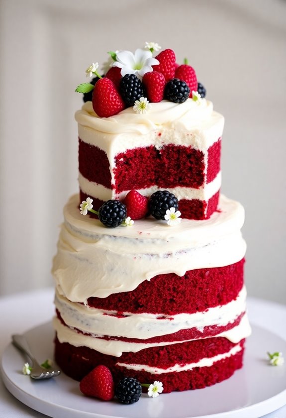 deliciously unique wedding cake