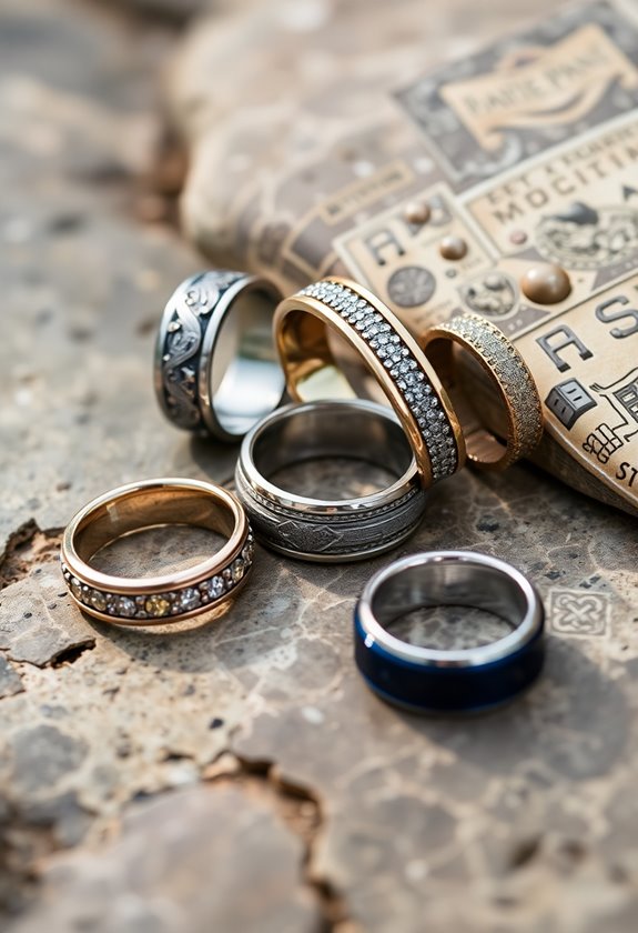 durable and customizable wedding rings