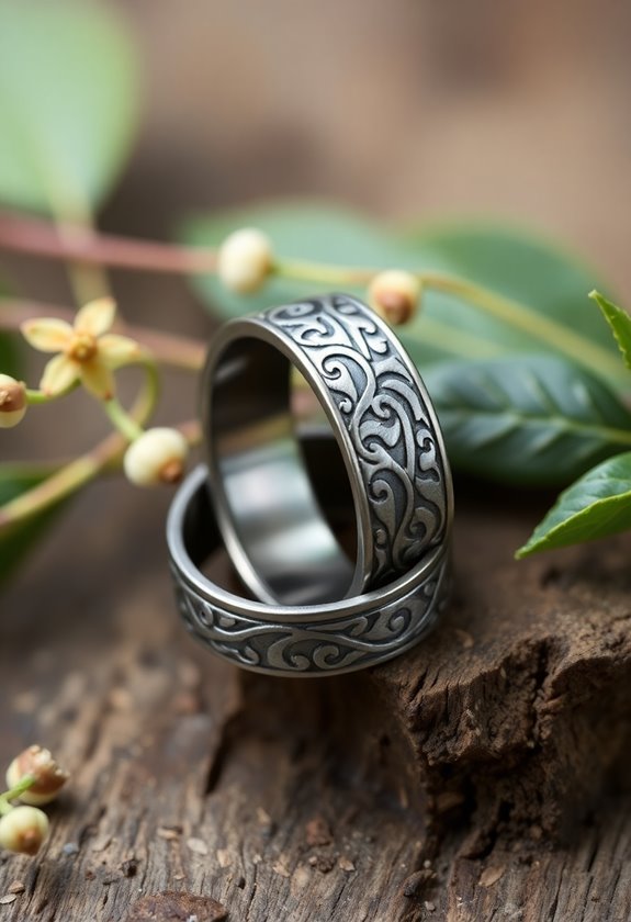 durable unique wedding bands