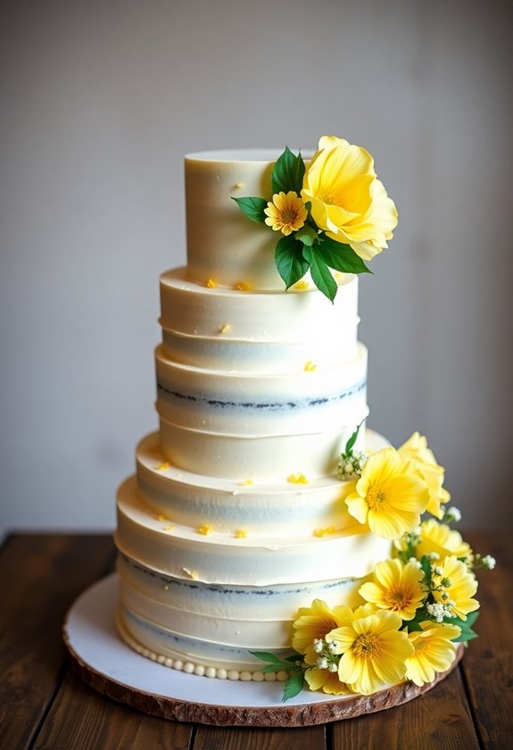 earl grey lemon wedding cake