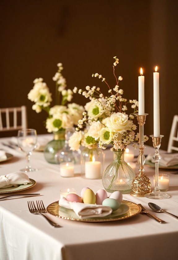 easter themed table settings diy