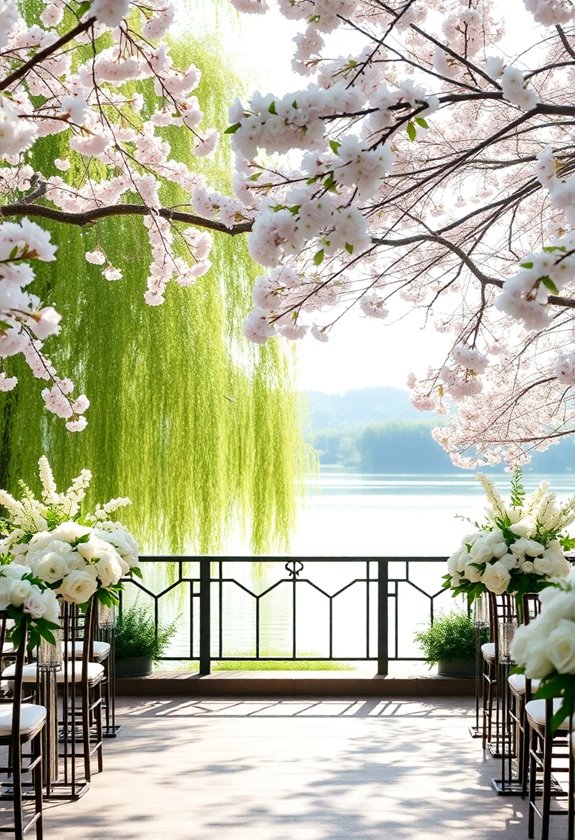 easter weddings in nature