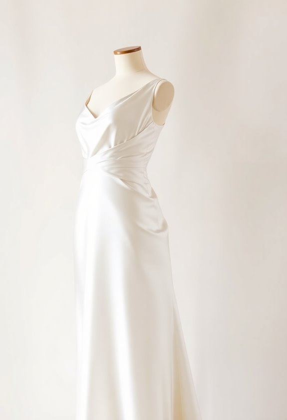 eco friendly minimalist bridal gown