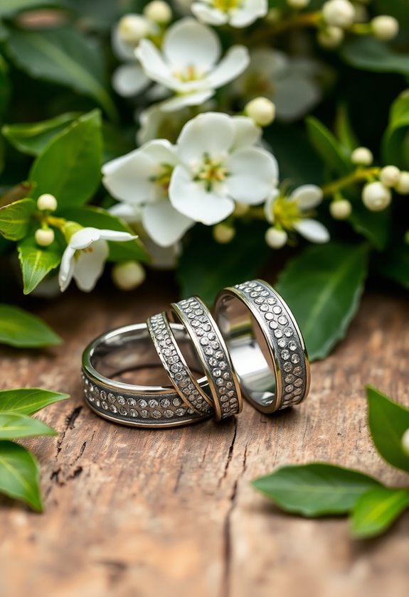 eco friendly recycled wedding bands