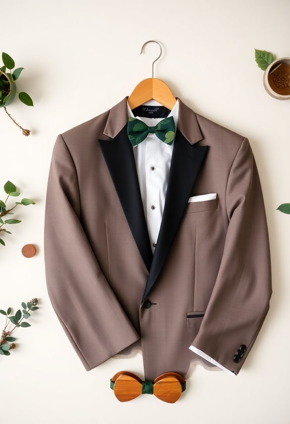 eco friendly tuxedo accessories tips
