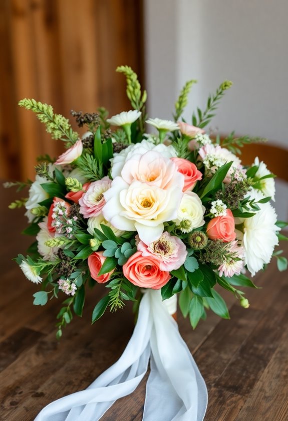 eco friendly wedding floral designs