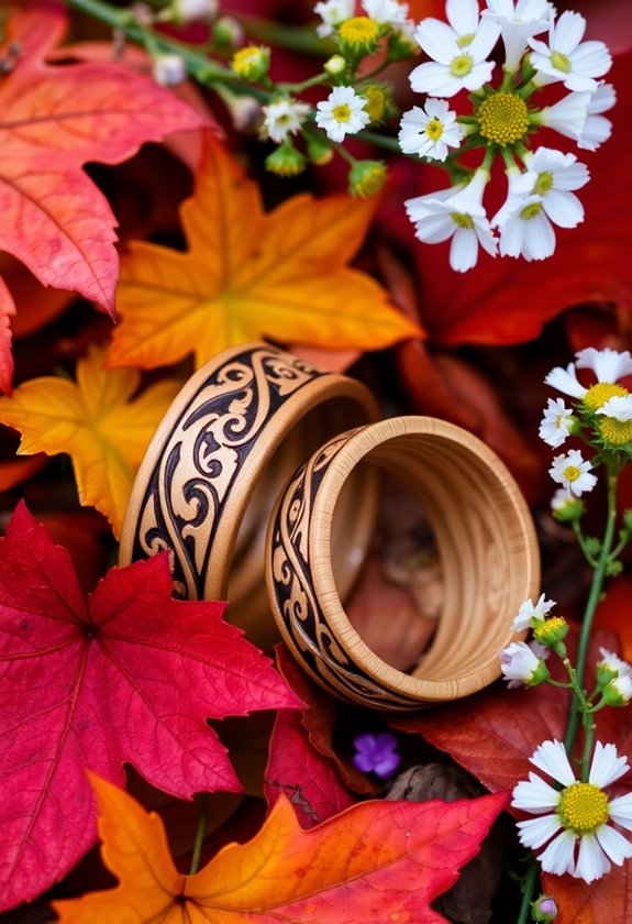 eco friendly wooden wedding bands