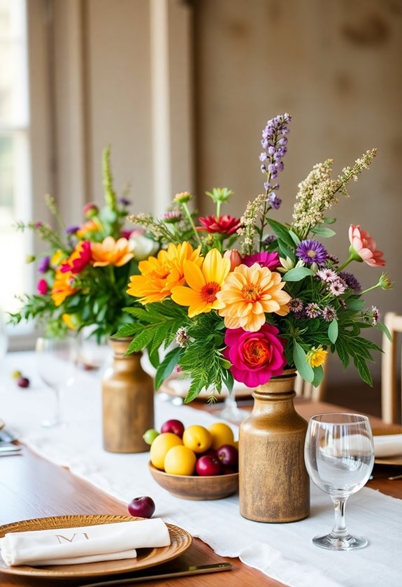 edible floral wedding decor