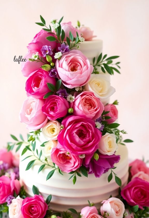 edible flowers for cakes