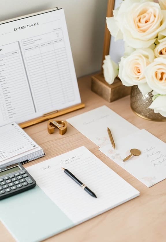 effective wedding expense tracking