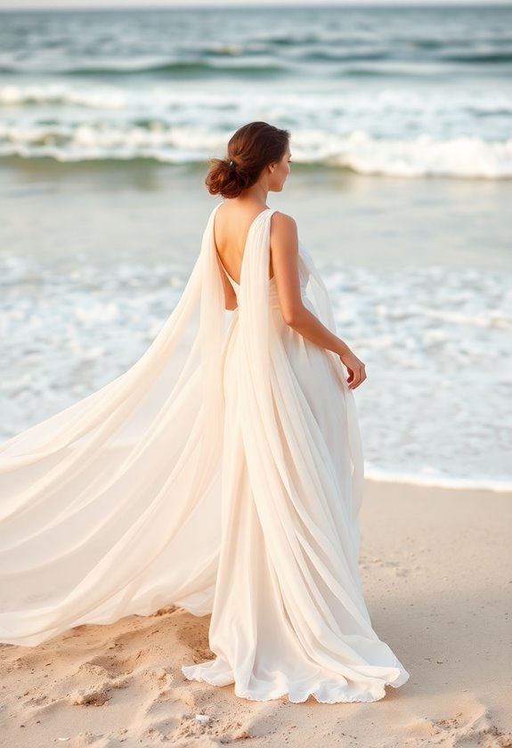 effortless beach wedding elegance