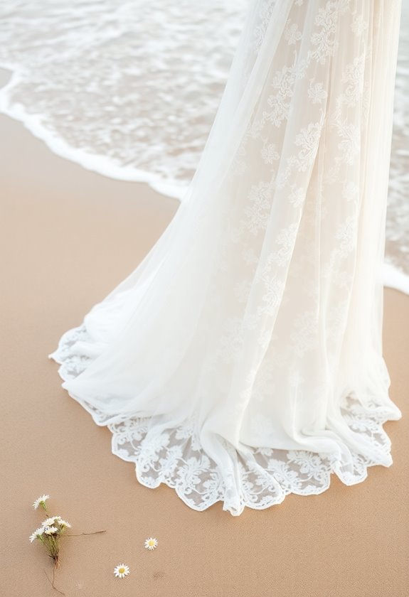 effortless beach wedding style