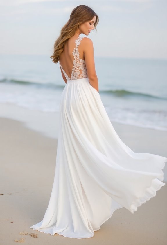 effortless beach wedding style