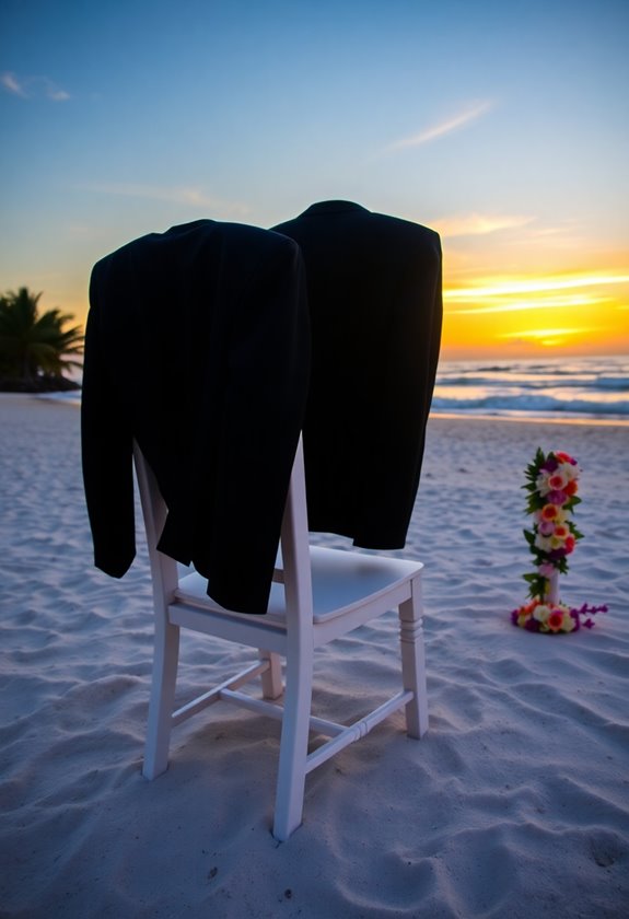 elegant attire for seaside events