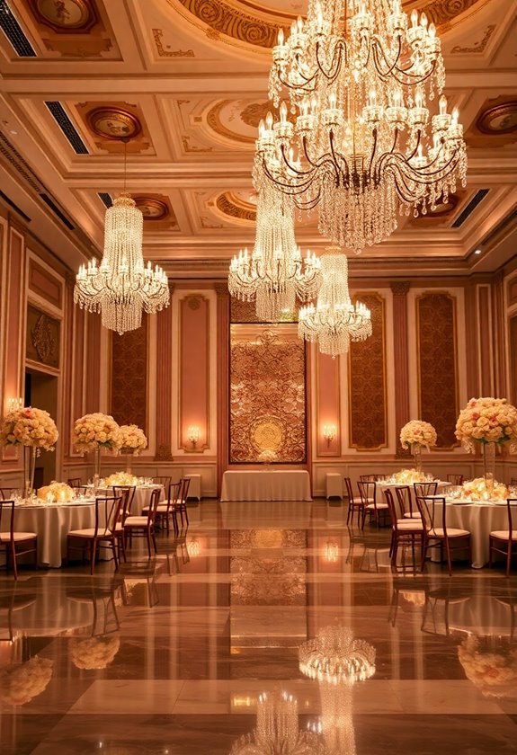 elegant ballroom wedding experience