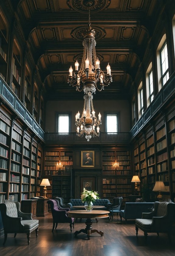 elegant historic library weddings