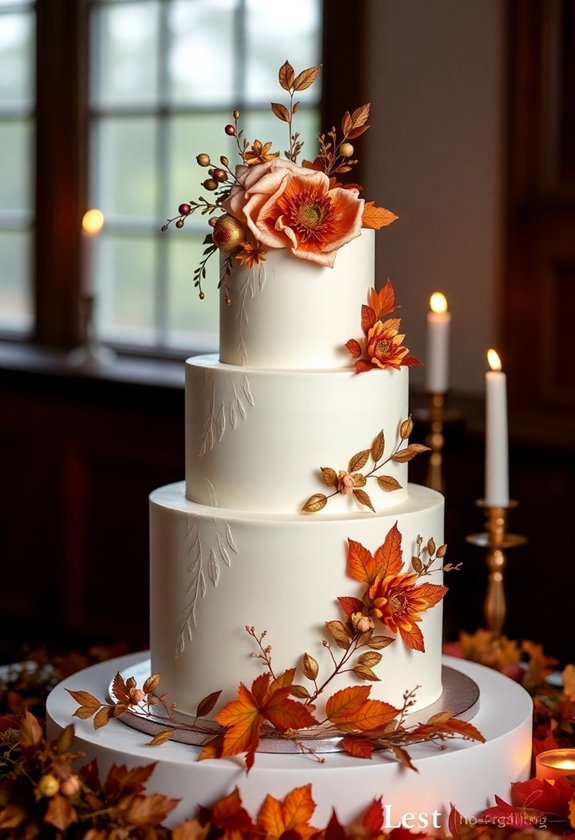 elegant metallic wedding accents