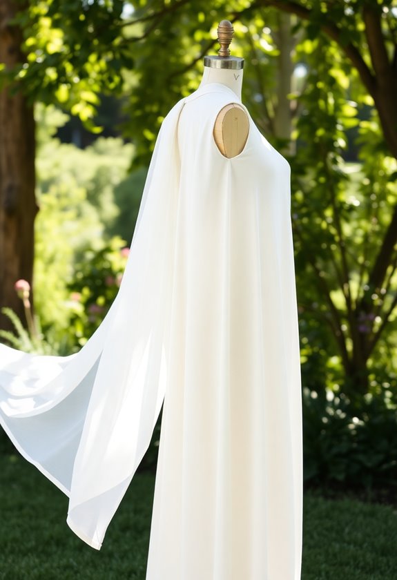 elegant minimalist wedding dress