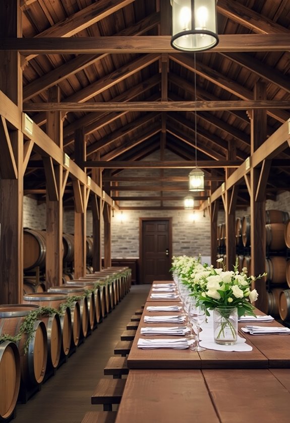 elegant rustic vineyard weddings