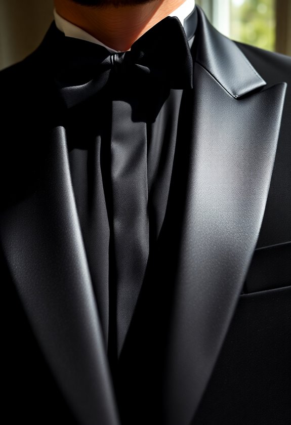 elegant shawl lapel tuxedo