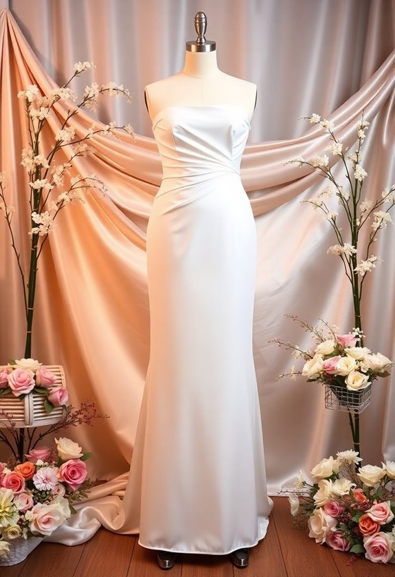 elegant sheath wedding dresses