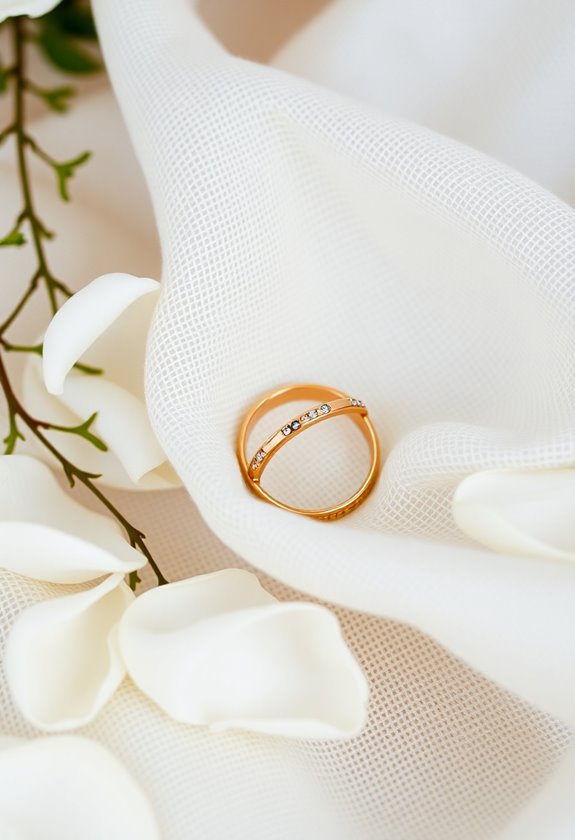 elegant simple wedding bands