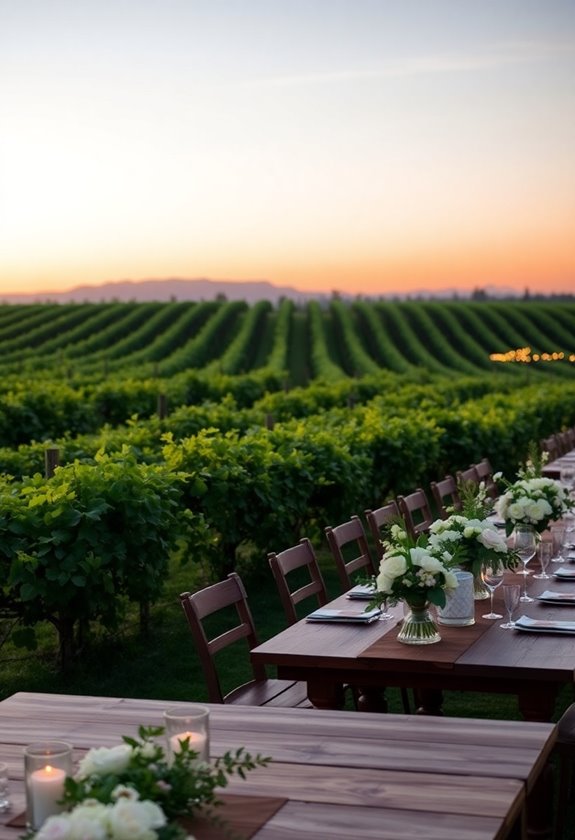 elegant vineyard wedding venues
