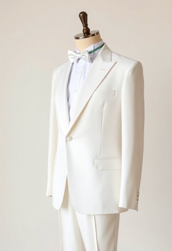 elegant white tuxedo choice