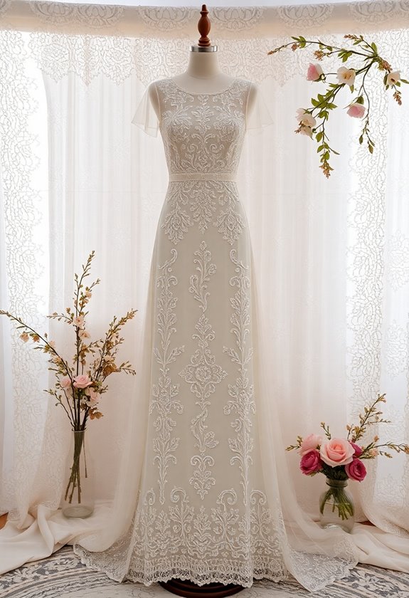embroidered bohemian wedding elegance