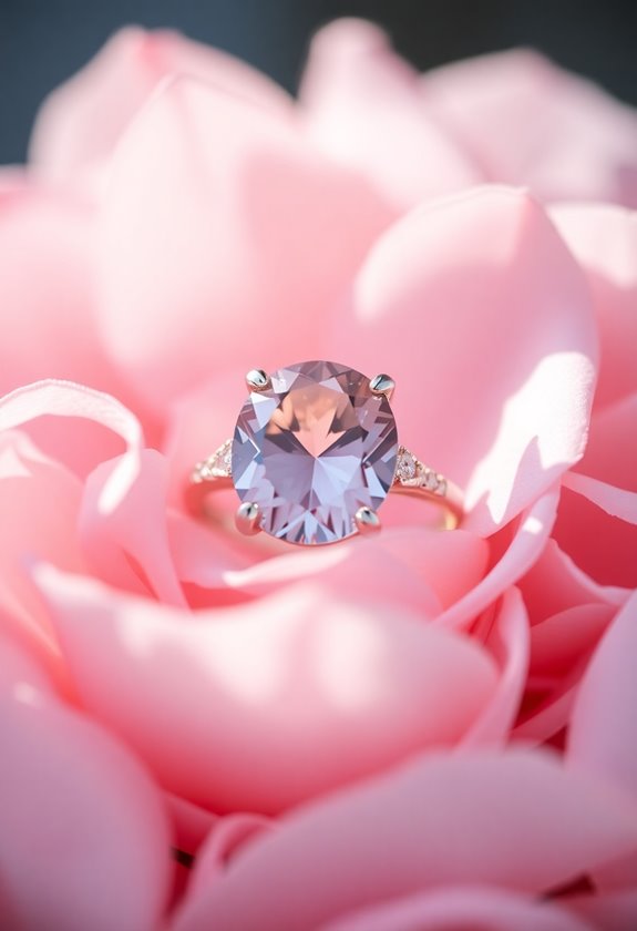 enchanting romantic morganite gemstone